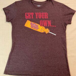 Sweeten Your Style with 'Sugar Daddy Milk Caramel Pop' Tee - New w/o Tags Size L
